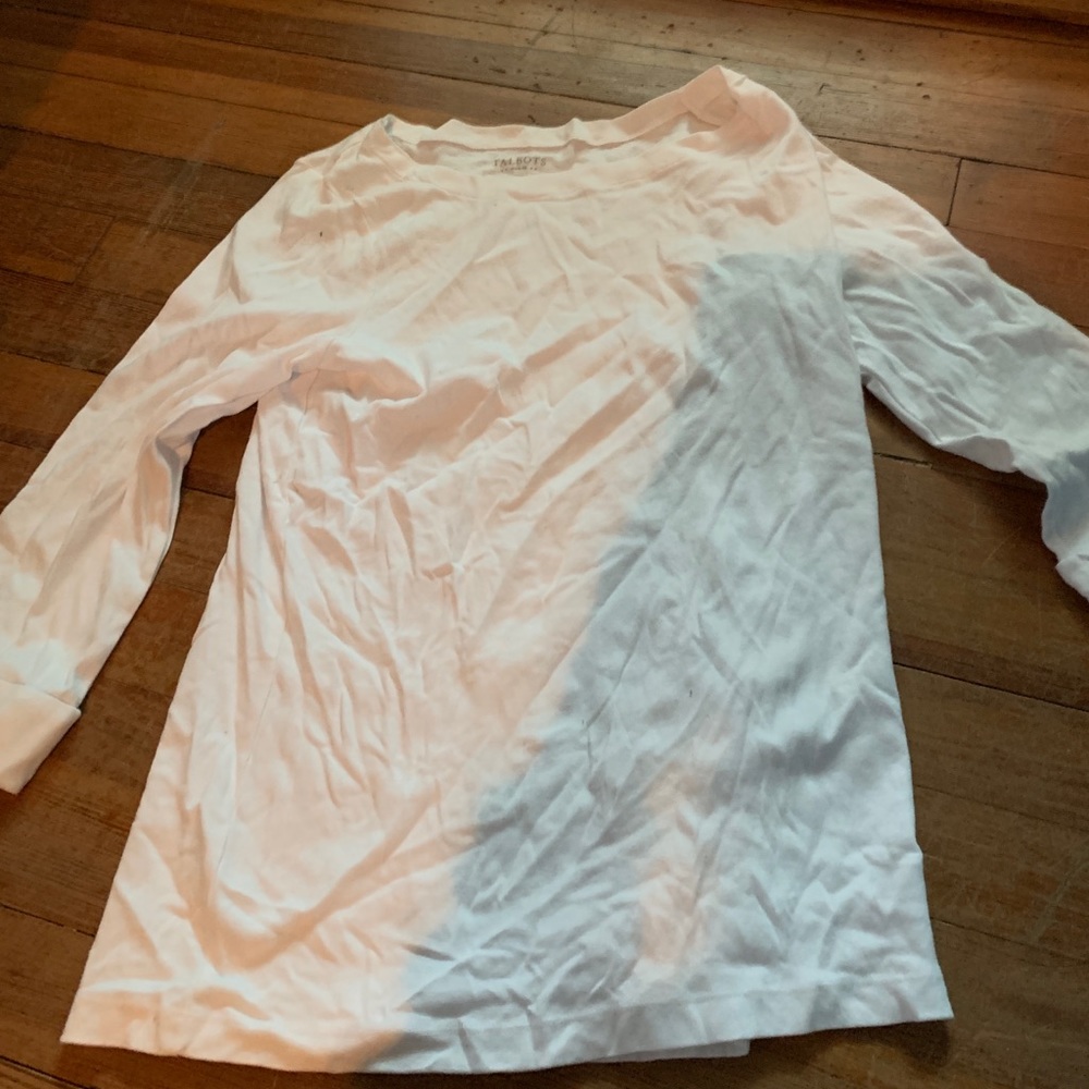 Talbots White Long Sleeve